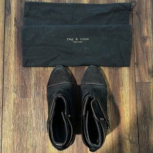 Rag and Bone, Harrow Bootie, size 37.5, duster, no shoe box available.